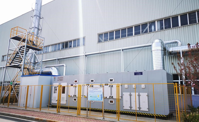 長春一汽富維東陽汽車塑料零部件有限公司青島分公司注塑+涂膠廢氣處理設(shè)備1.jpg